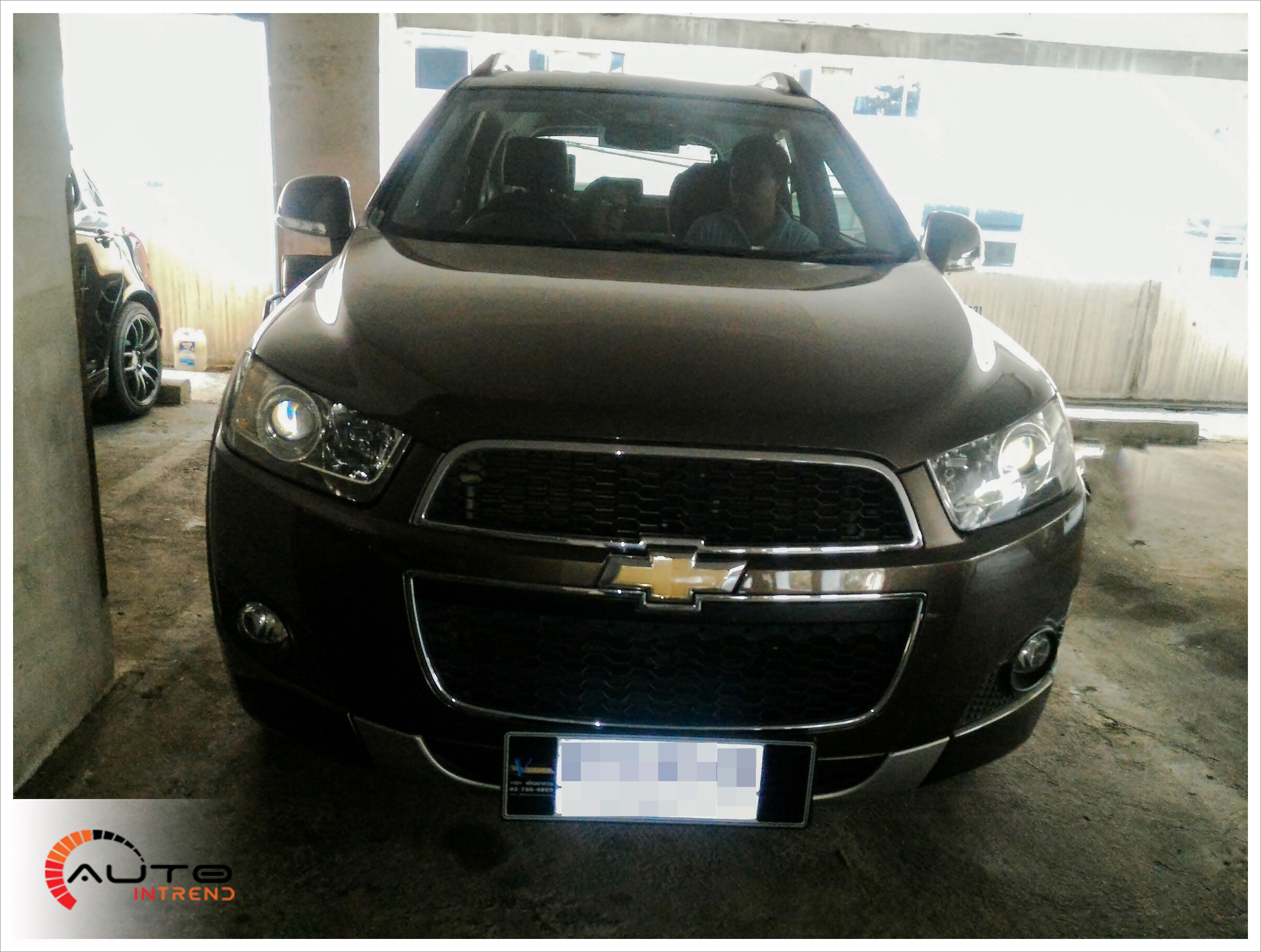 ติดกล้องบันทึกวิดีโอ THINKWARE DASH CAM X550 บน Chevrolet Captiva