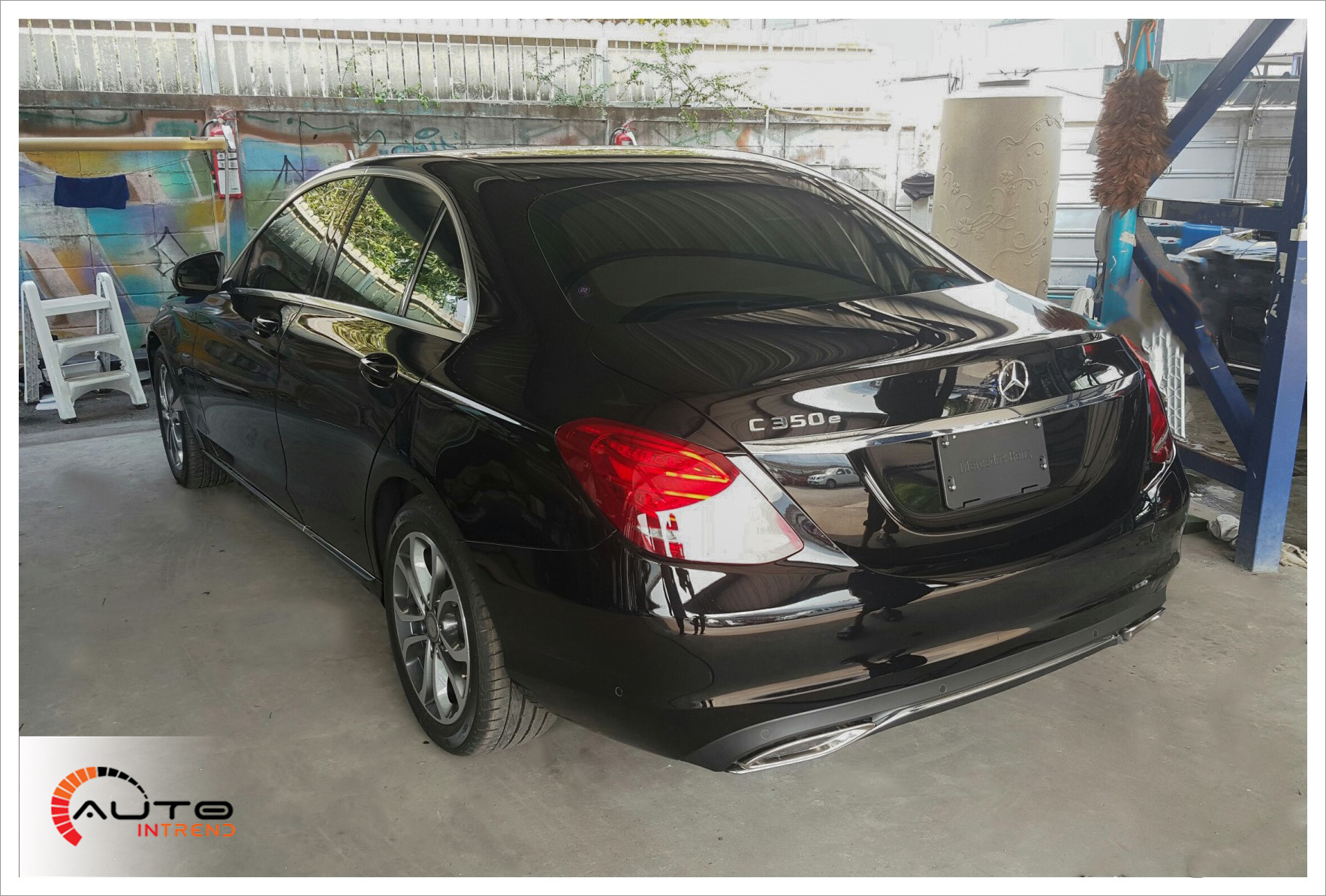 ติดตั้งกล้องบันทึกวิดีโอ BlackVue DR650GW-2CH Benz C350e