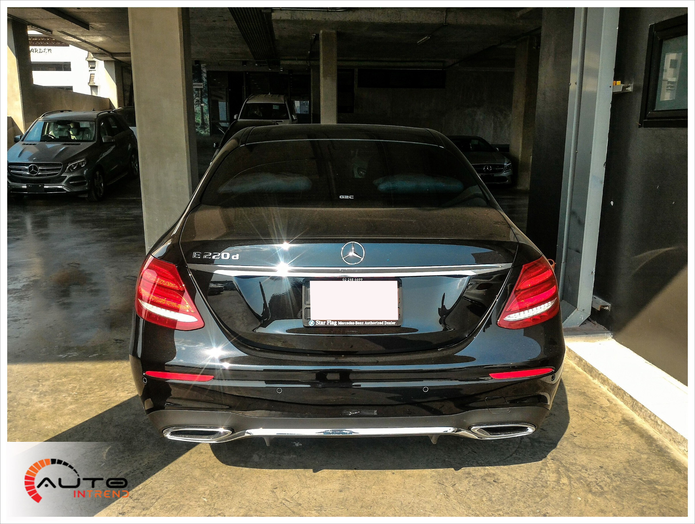ติดตั้งกล้องบันทึกวิดีโอ THINKWARE DASH CAM F770 Benz E220d