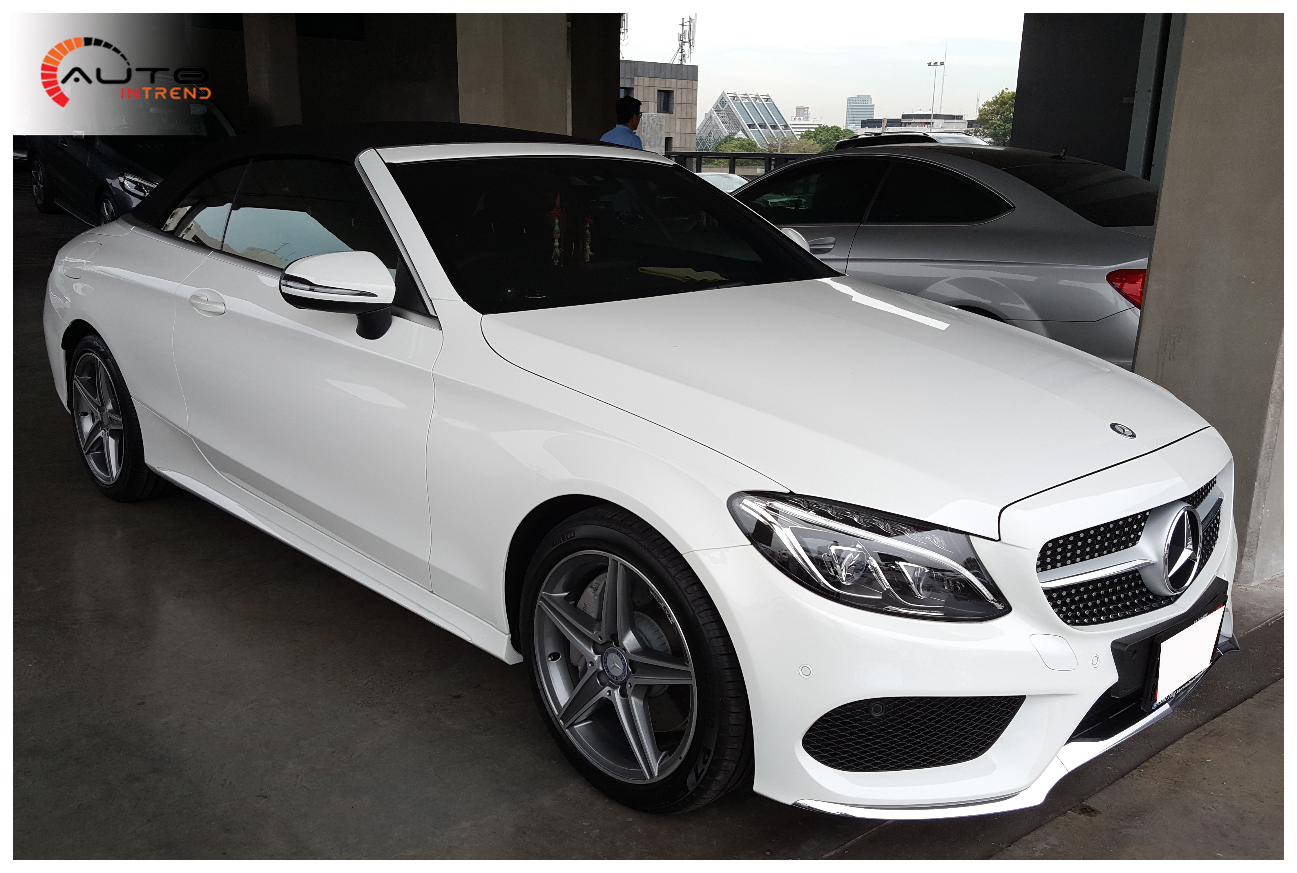 ติดตั้งกล้องบันทึกวิดีโอ BlackVue DR650GW-1CH Mercedes Benz C300