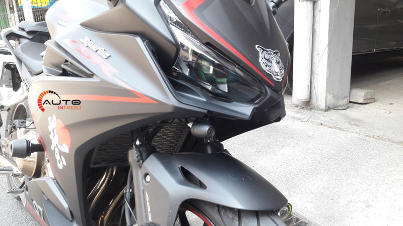 ติดตั้งกล้องรถมอเตอร์ไซค์ Honda CBR500 กล้อง Mio รุ่น M760D