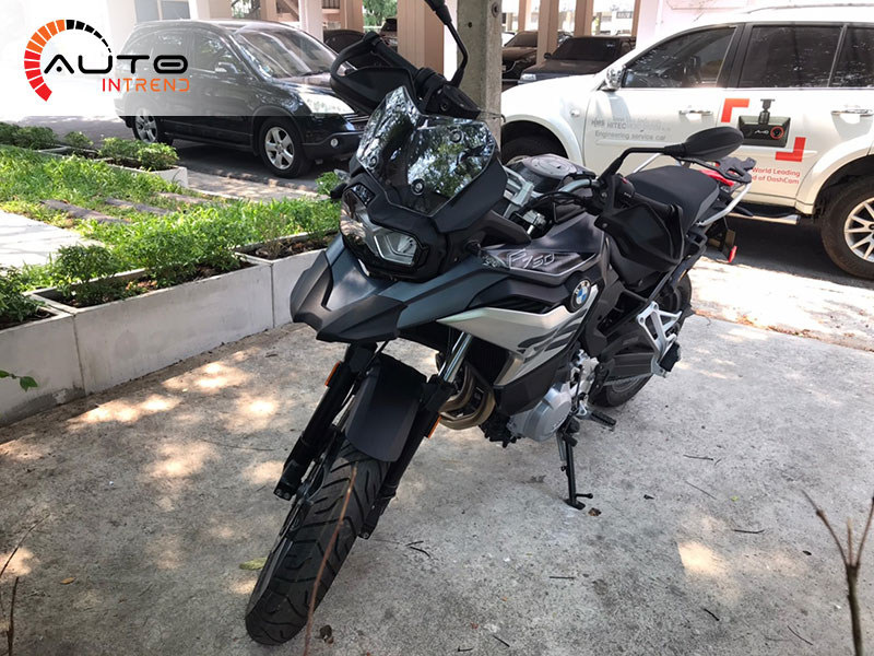 ติดตั้งกล้องรถมอเตอร์ไซค์ BMW F 750 GS ติดกล้อง Mio รุ่น M760D