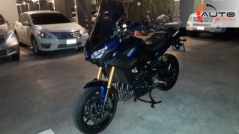 ติดตั้งกล้องรถมอเตอร์ไซค์ Yamaha Tracer 900 GT ติดกล้อง Mio รุ่น M760D