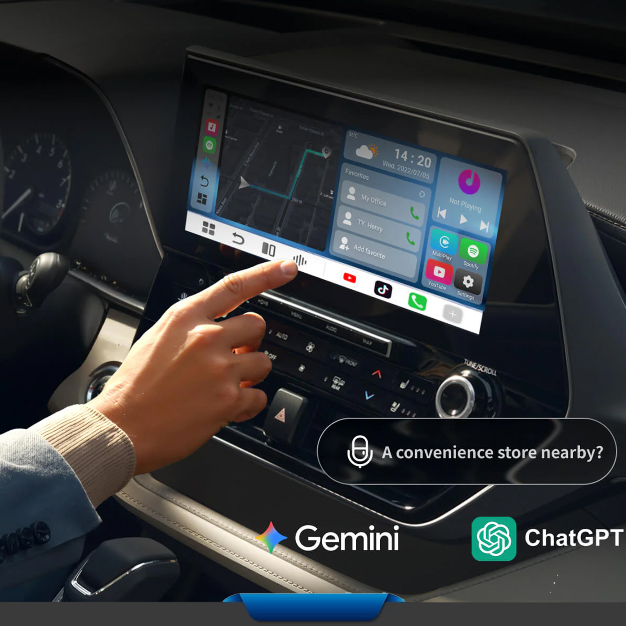 Ottocast P3 Pro ใช้งาน Full Android ในรถทุกรุ่นที่มี Carplay ผ่านช่อง USB ดูYoutube/Netflix ไม่รื้อรถ