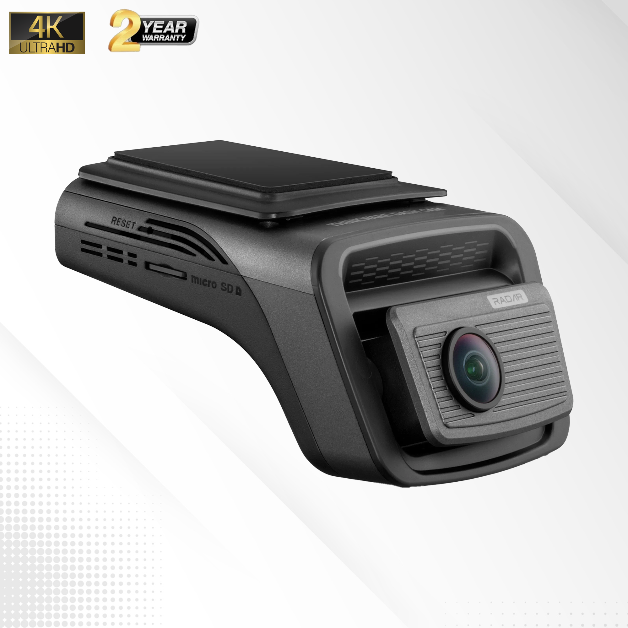 กล้องติดรถยนต์ Thinkware U3000 pro กล้องหน้า4K /กล้องหลัง 2K มีRadar ผลิตในเกาหลี ฟรีติดตั้ง ประกัน 2ปี